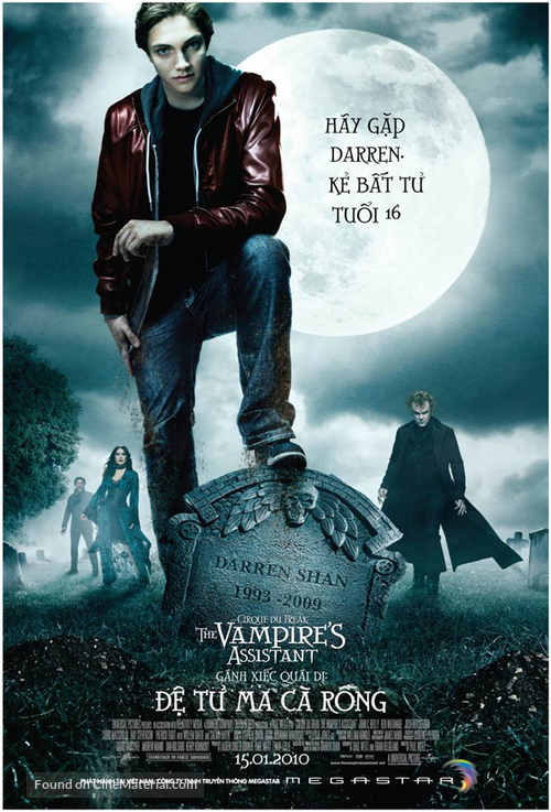 Cirque du Freak: The Vampire&#039;s Assistant - Vietnamese Movie Poster