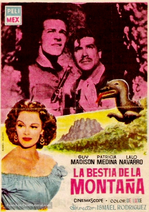 The Beast of Hollow Mountain - Spanish Movie Poster