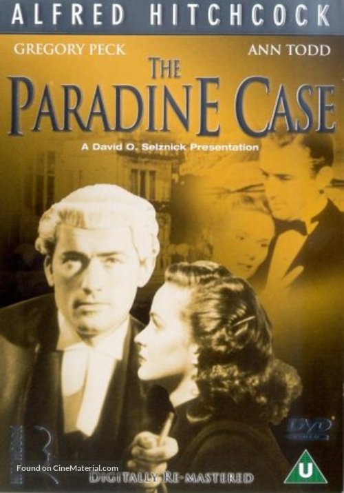 The Paradine Case - British DVD movie cover