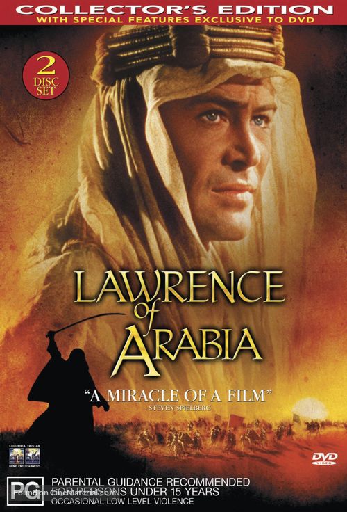 Lawrence of Arabia - Australian DVD movie cover