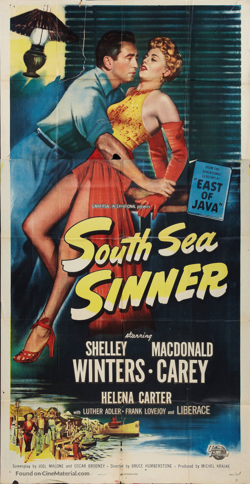 South Sea Sinner - Movie Poster