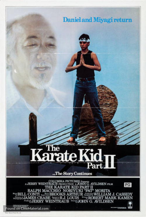 The Karate Kid, Part II - Australian Movie Poster