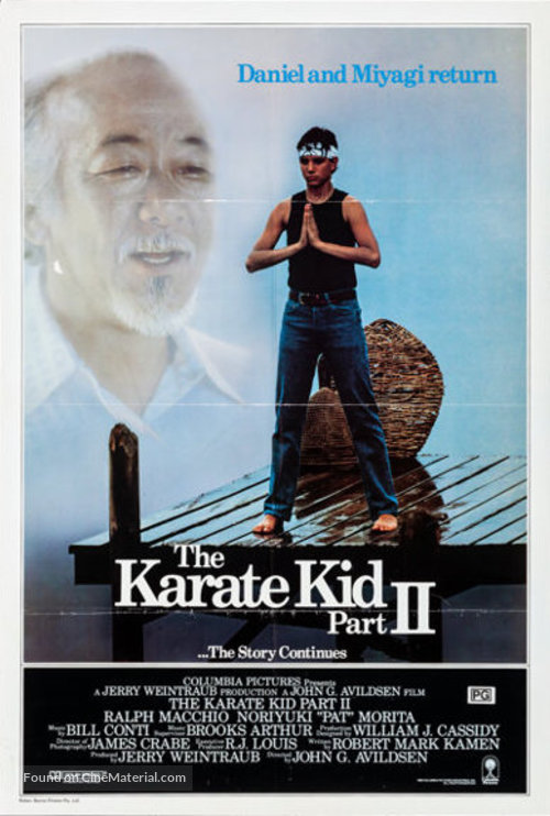 The Karate Kid, Part II - Australian Movie Poster