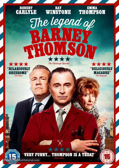 The Legend of Barney Thomson - British Movie Cover