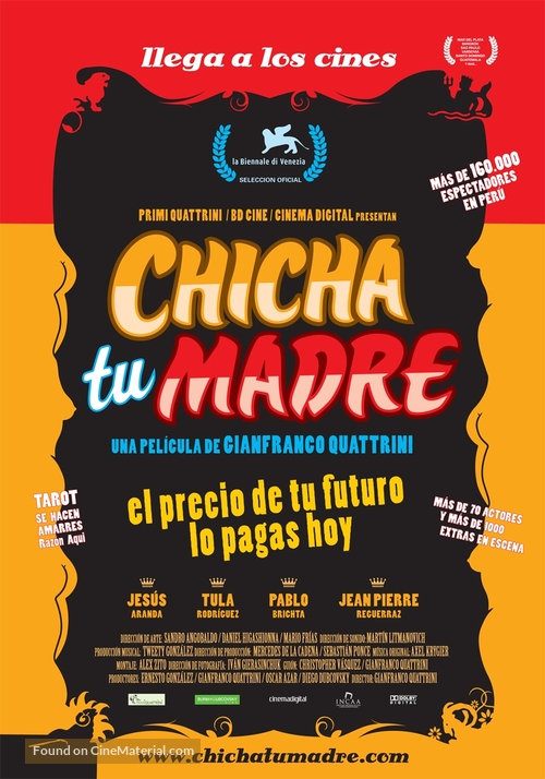 Chicha tu madre - Peruvian poster