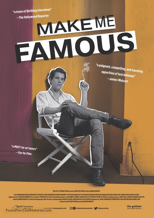 Make me famous - Movie Poster