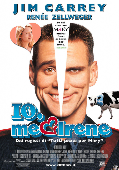 Me, Myself &amp; Irene - Italian Movie Poster