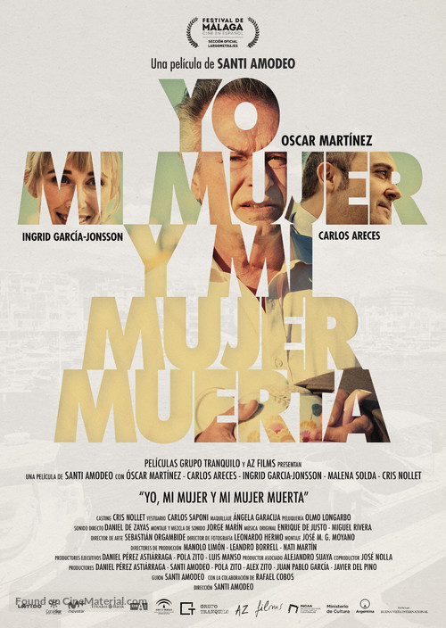 Yo, mi mujer y mi mujer muerta - Argentinian Movie Poster