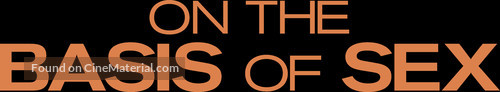 On the Basis of Sex - Logo