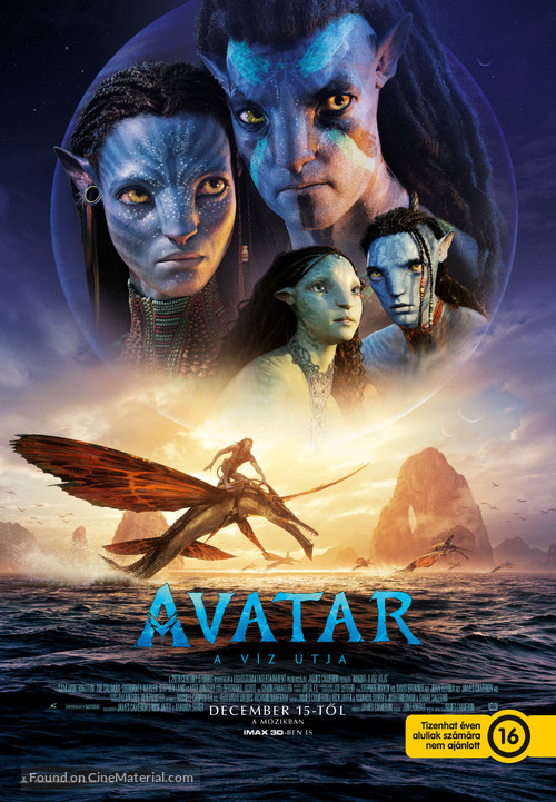 Avatar: The Way of Water - Hungarian Movie Poster