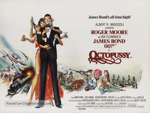 Octopussy - British Movie Poster