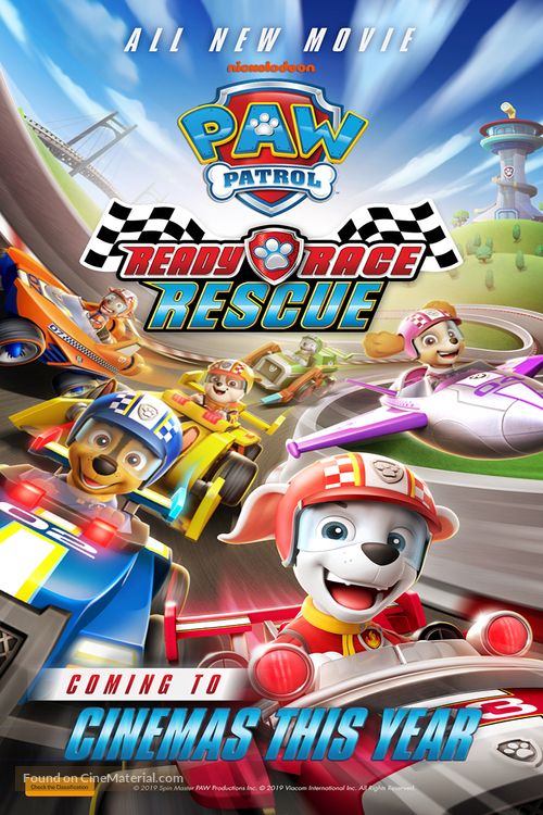 Paw Patrol: Ready, Race, Rescue! - Australian Movie Poster