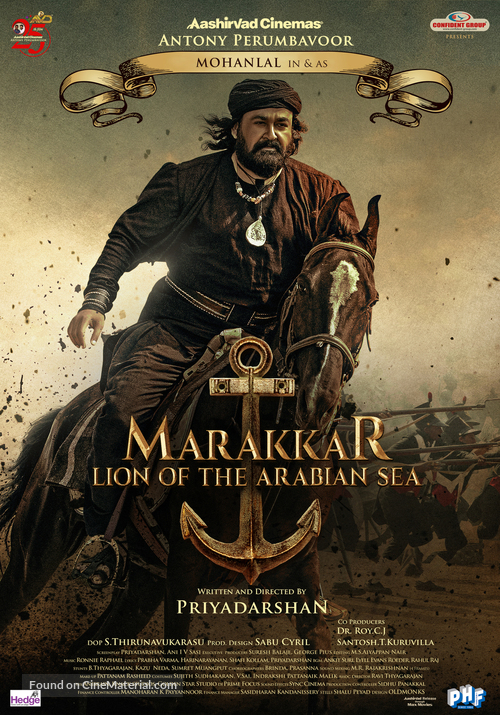 Marakkar: Arabikadalinte Simham - Indian Movie Poster