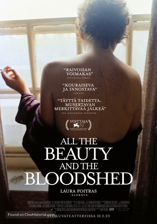 All the Beauty and the Bloodshed - Finnish Movie Poster