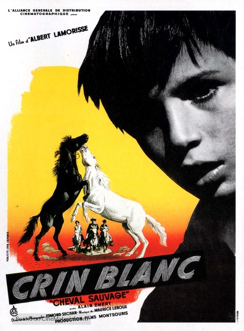 Crin blanc: Le cheval sauvage - French Movie Poster