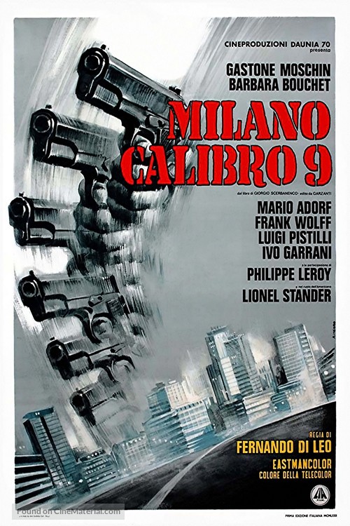 Milano calibro 9 - Italian Movie Poster