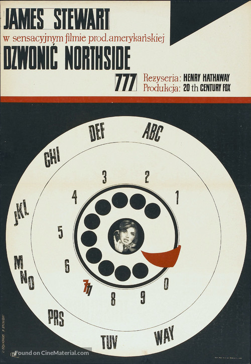Call Northside 777 - Polish Movie Poster