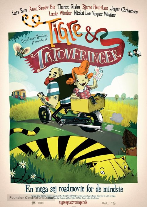 Tigre og tatoveringer - Danish Movie Poster