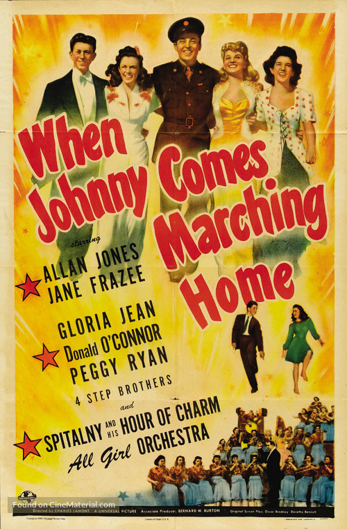 When Johnny Comes Marching Home - Movie Poster