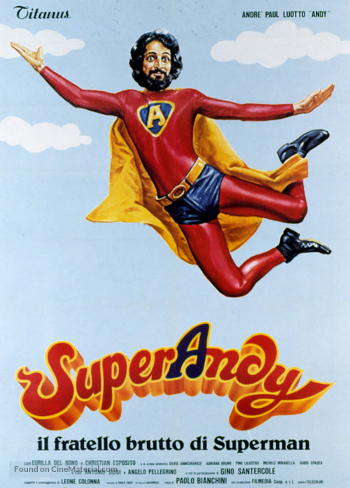 SuperAndy, il fratello brutto di Superman - Italian Movie Poster