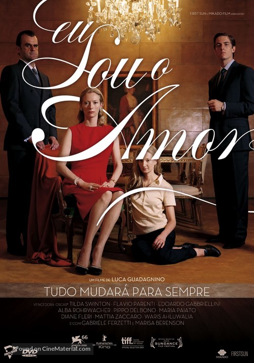 Io sono l&#039;amore - Portuguese DVD movie cover