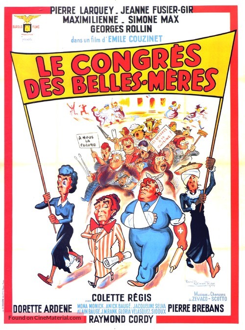 Le congr&egrave;s des belles-m&egrave;res - French Movie Poster