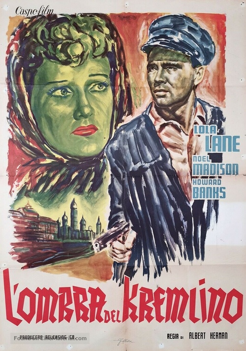 Miss V from Moscow - Italian Movie Poster