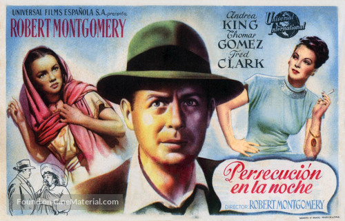 Ride the Pink Horse - Spanish Movie Poster