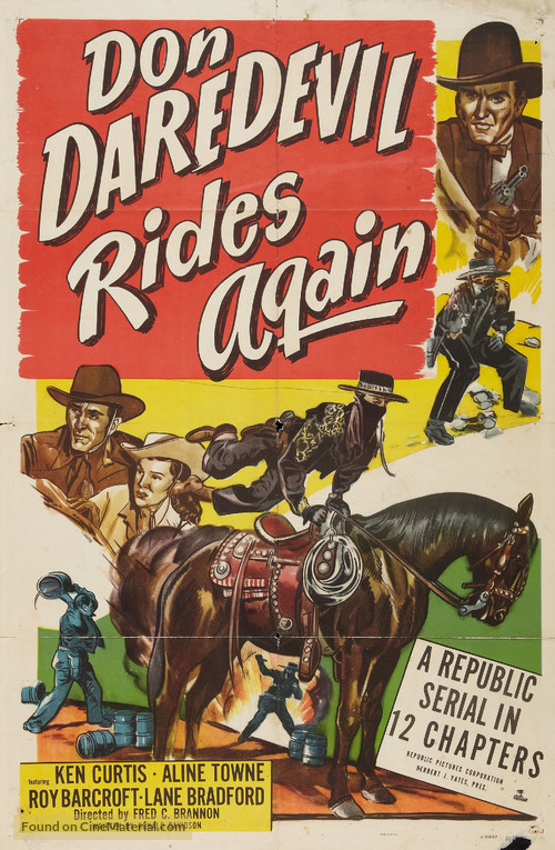 Don Daredevil Rides Again - Movie Poster