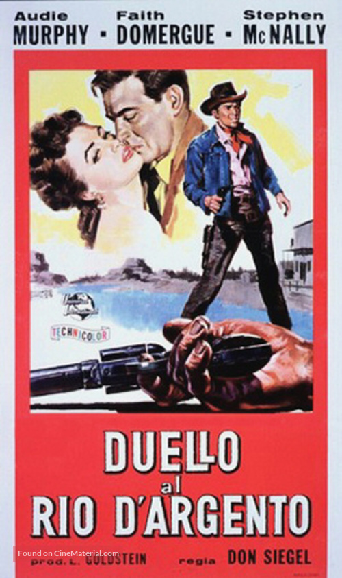 The Duel at Silver Creek - Italian Theatrical movie poster
