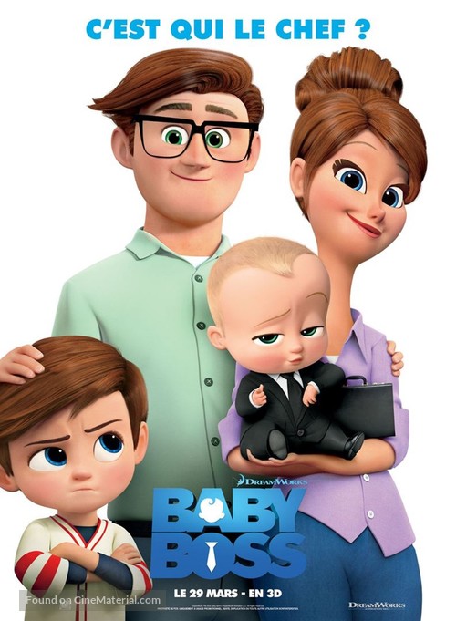 The Boss Baby - French Movie Poster
