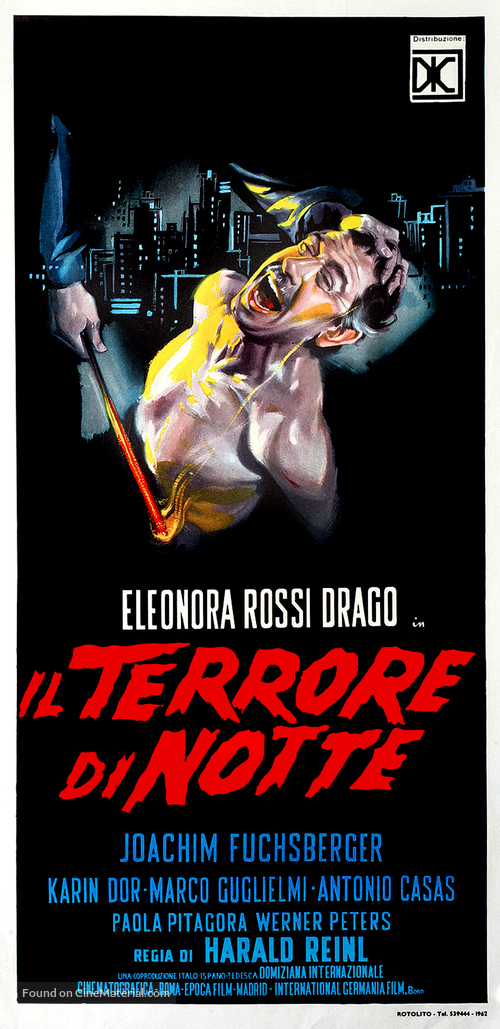 Der Teppich des Grauens - Italian Movie Poster