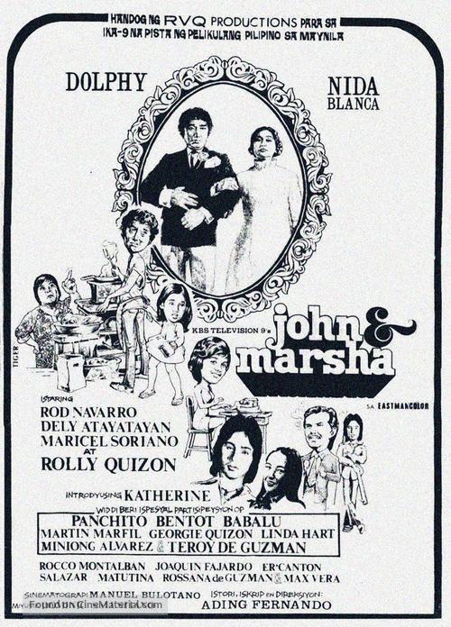 John and Marsha - Philippine Movie Poster