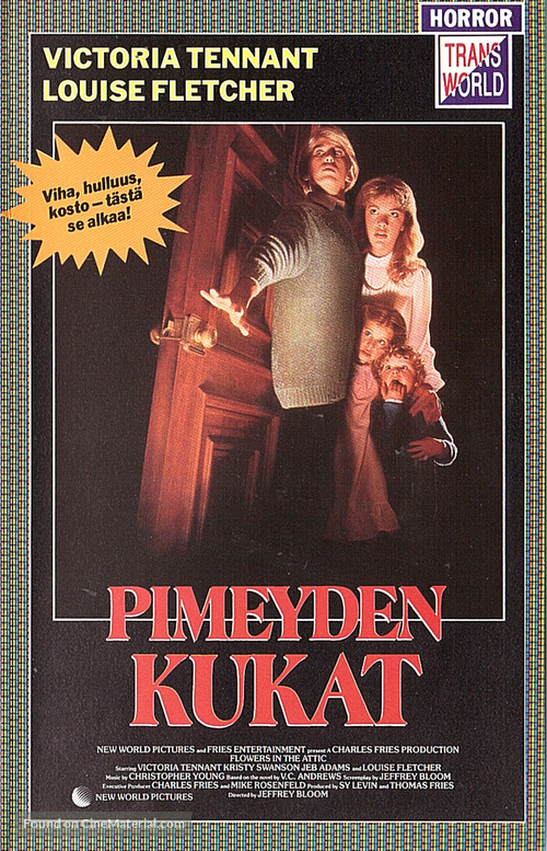 Flowers in the Attic - Finnish VHS movie cover