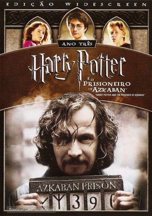 Harry Potter and the Prisoner of Azkaban - Brazilian DVD movie cover
