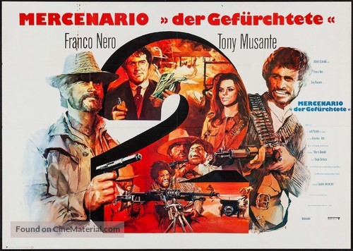 Il mercenario - German Movie Poster
