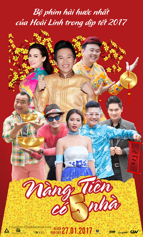 Nang Tien Co 5 Nha (2017) Vietnamese movie poster