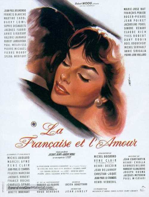 La fran&ccedil;aise et l&#039;amour - French Movie Poster