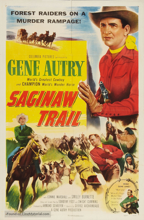 Saginaw Trail - Movie Poster