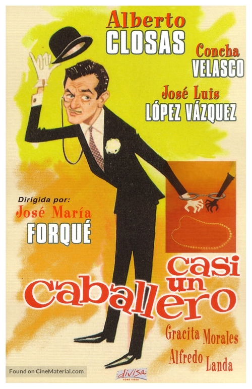 Casi un caballero - Spanish Movie Cover