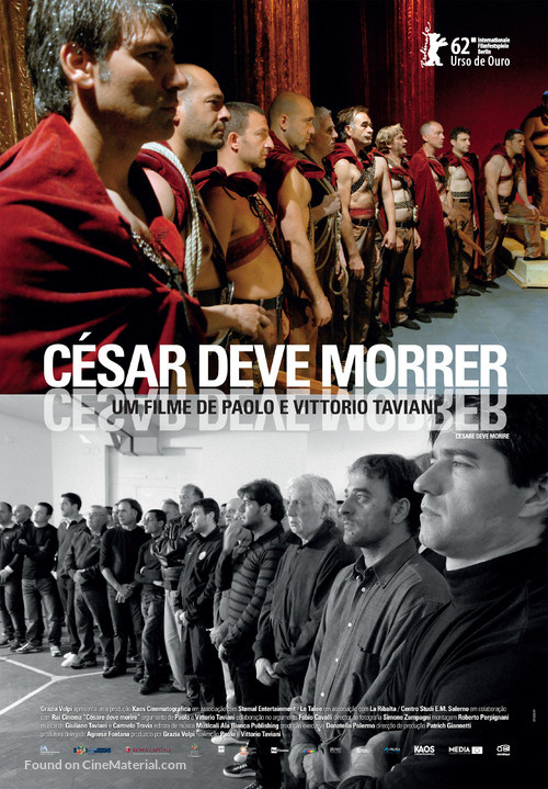 Cesare deve morire - Portuguese Movie Poster