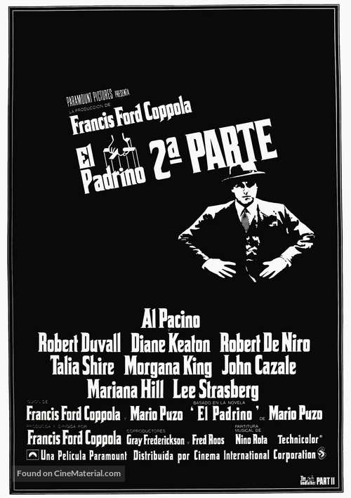 The Godfather: Part II - Spanish Movie Poster