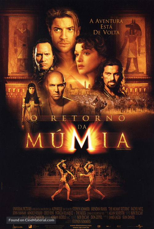 The Mummy Returns - Brazilian Movie Poster