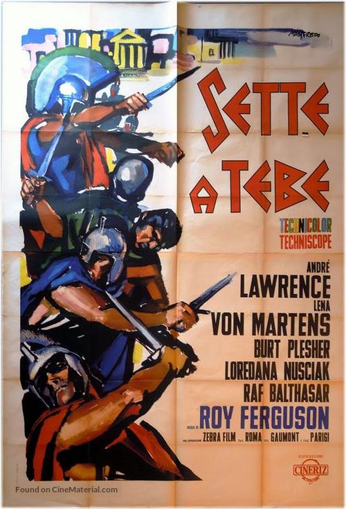 Sette a Tebe - Italian Movie Poster