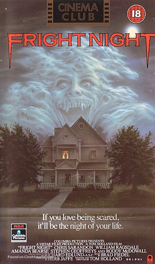 Fright Night - British VHS movie cover