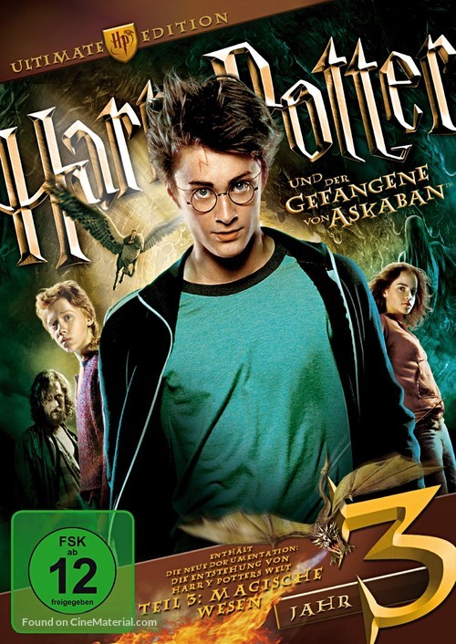 Harry Potter and the Prisoner of Azkaban - German DVD movie cover