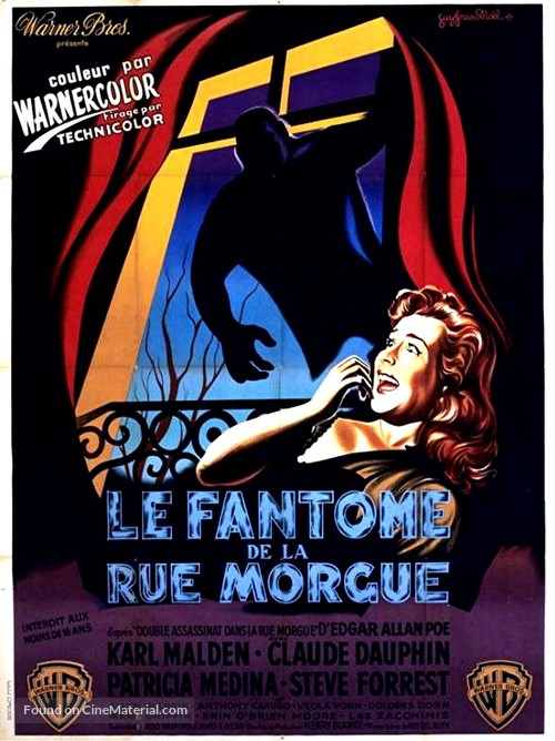 Phantom of the Rue Morgue - French Movie Poster