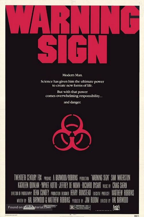 Warning Sign - Movie Poster