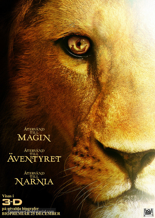 The Chronicles of Narnia: The Voyage of the Dawn Treader - Swedish Movie Poster