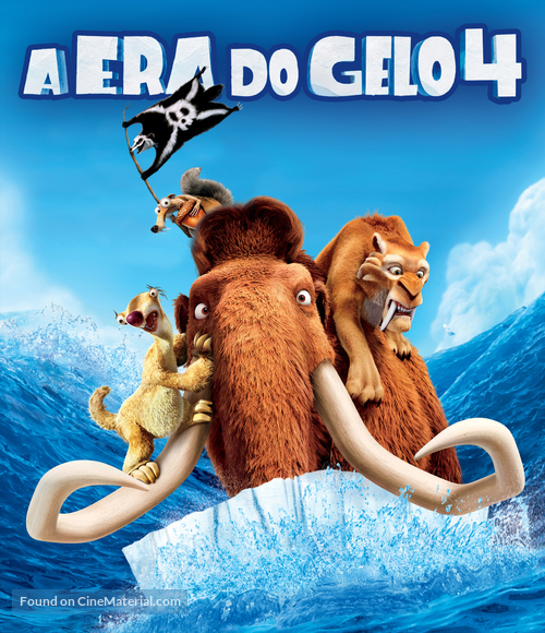 Ice Age: Continental Drift - Brazilian Blu-Ray movie cover